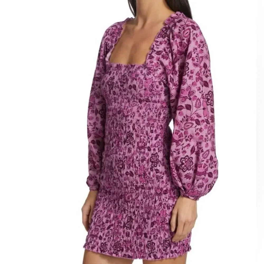 Free People Smock To Me Mini Dress